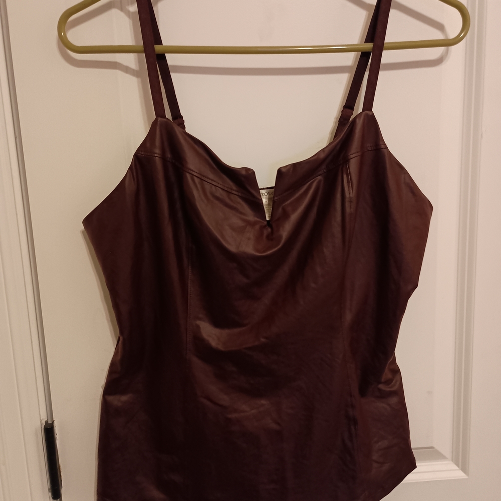 Bozzolo Burgundy Camisole Top
